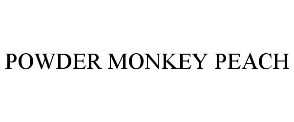 Trademark Logo POWDER MONKEY PEACH