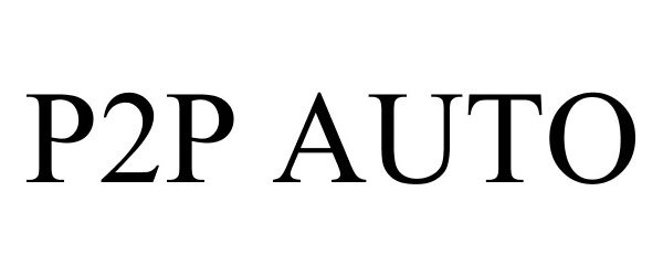 Trademark Logo P2P AUTO