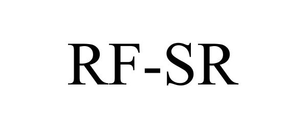 Trademark Logo RF-SR