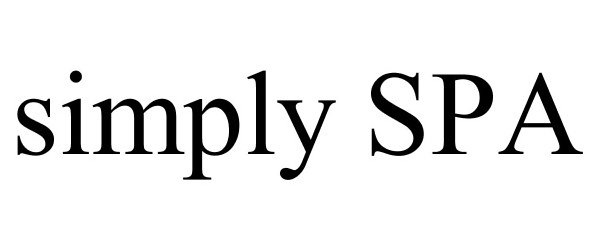 Trademark Logo SIMPLY SPA