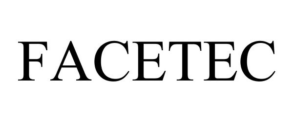 Trademark Logo FACETEC