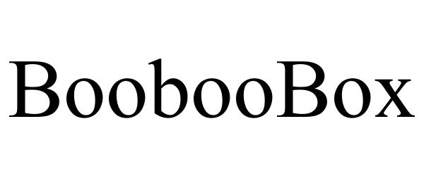 Trademark Logo BOOBOOBOX