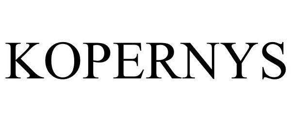 Trademark Logo KOPERNYS