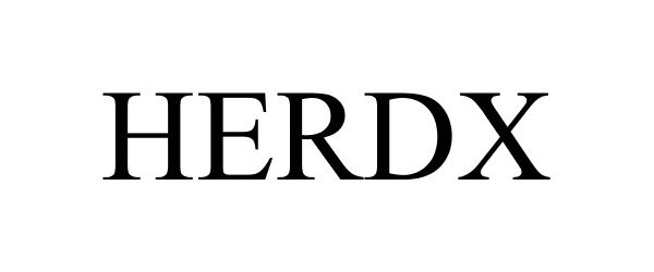 Trademark Logo HERDX