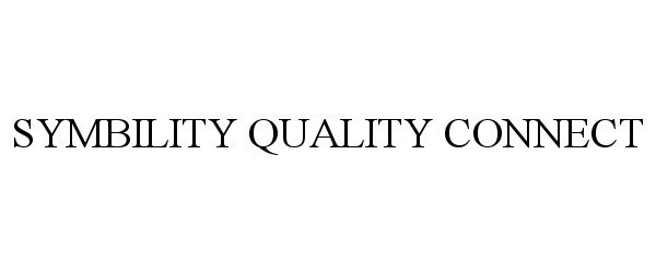  SYMBILITY QUALITY CONNECT