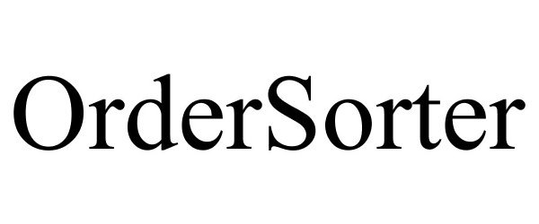Trademark Logo ORDERSORTER
