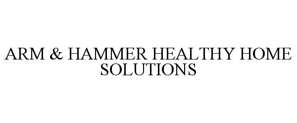 ARM &amp; HAMMER HEALTHY HOME SOLUTIONS