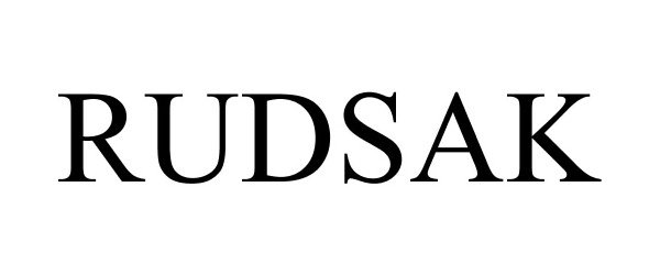 Trademark Logo RUDSAK
