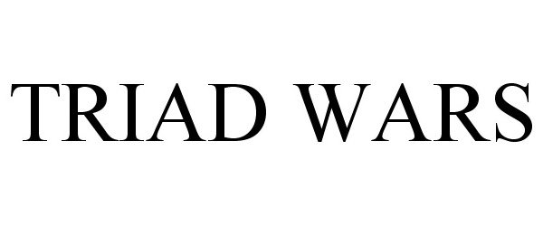 Trademark Logo TRIAD WARS