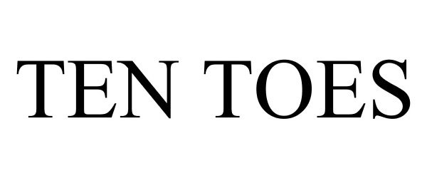 Trademark Logo TEN TOES