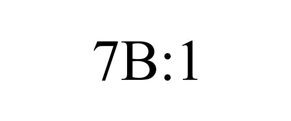  7B:1