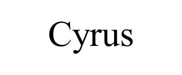 Trademark Logo CYRUS