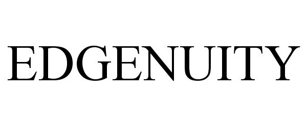 Trademark Logo EDGENUITY