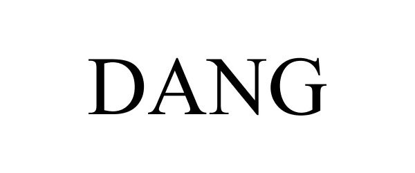 Trademark Logo DANG