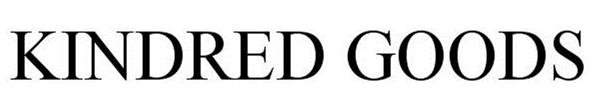 Trademark Logo KINDRED GOODS