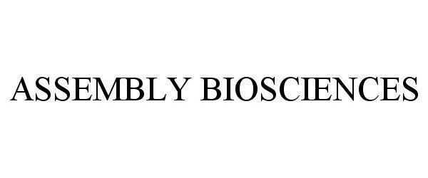  ASSEMBLY BIOSCIENCES