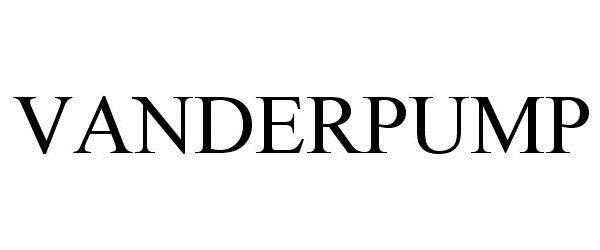 Trademark Logo VANDERPUMP