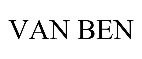 Trademark Logo VAN BEN