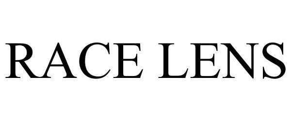Trademark Logo RACE LENS