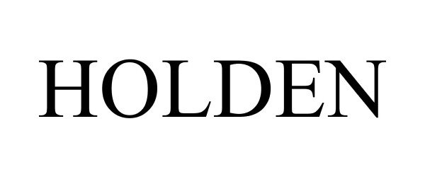 Trademark Logo HOLDEN