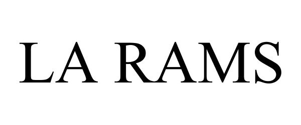 Trademark Logo LA RAMS