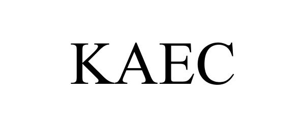 Trademark Logo KAEC