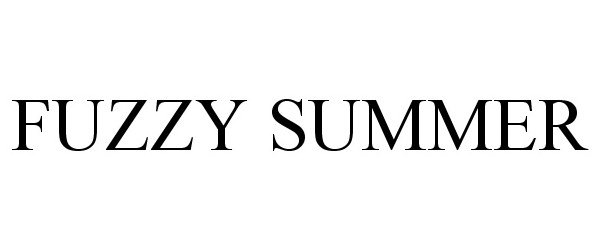 Trademark Logo FUZZY SUMMER