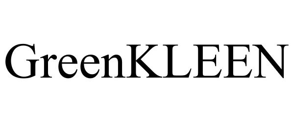 Trademark Logo GREENKLEEN