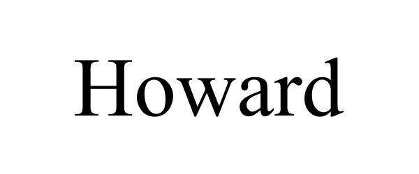 Trademark Logo HOWARD