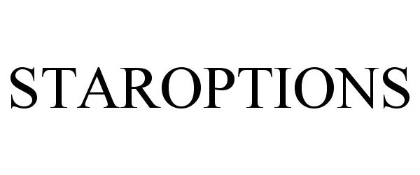 Trademark Logo STAROPTIONS
