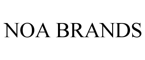 Trademark Logo NOA BRANDS