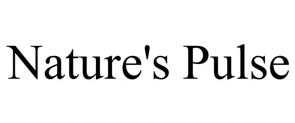 Trademark Logo NATURE'S PULSE