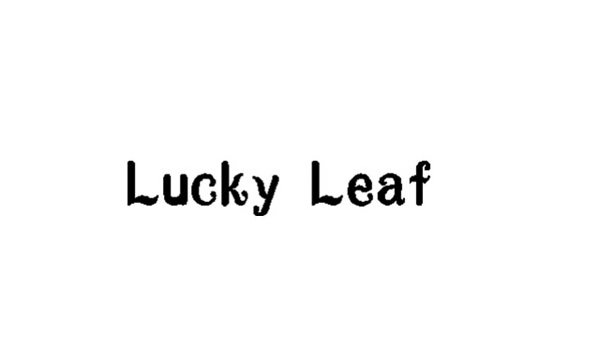 Trademark Logo LUCKY LEAF