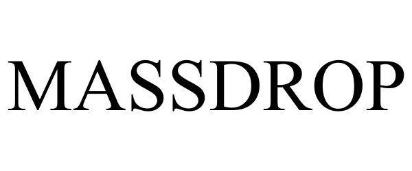 Trademark Logo MASSDROP