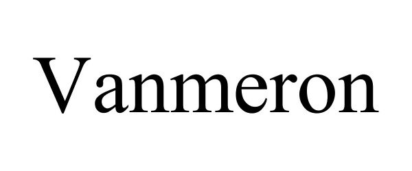 Trademark Logo VANMERON