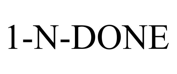 Trademark Logo 1-N-DONE