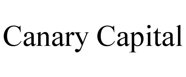 Trademark Logo CANARY CAPITAL