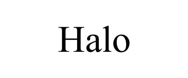 Trademark Logo HALO