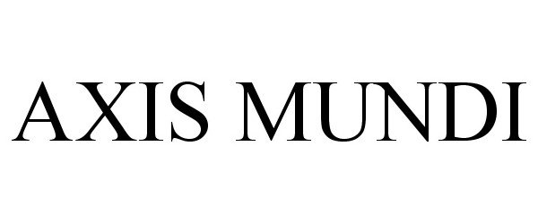 Trademark Logo AXIS MUNDI