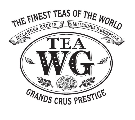 Trademark Logo TEA WG THE FINEST TEAS OF THE WORLD MELANGES EXQUIS MILLESIMES D'EXCEPTION EXCELLENCE TRADITION QUALITE GRANDS CRUS PRESTIGE