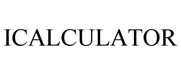 Trademark Logo ICALCULATOR