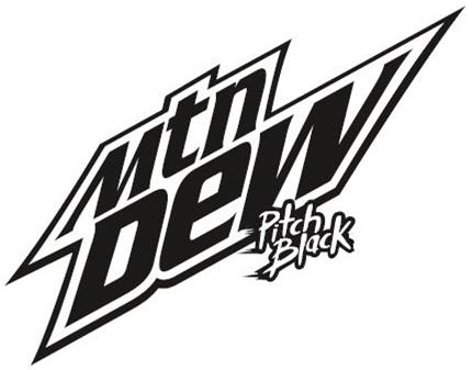 Trademark Logo MTN DEW PITCH BLACK