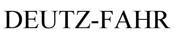 Trademark Logo DEUTZ-FAHR