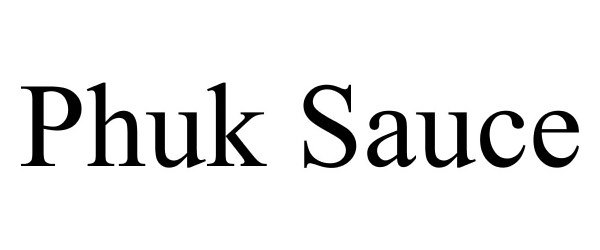 Trademark Logo PHUK SAUCE