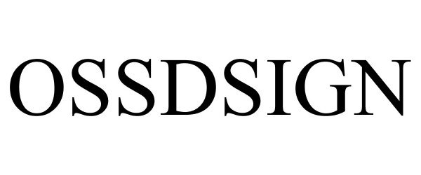 Trademark Logo OSSDSIGN