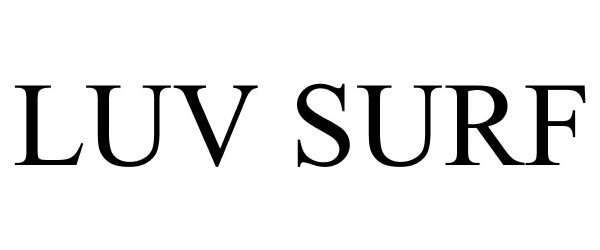 Trademark Logo LUV SURF