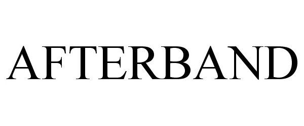 Trademark Logo AFTERBAND