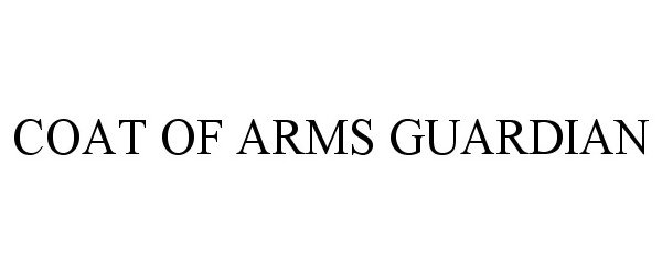 Trademark Logo COAT OF ARMS GUARDIAN