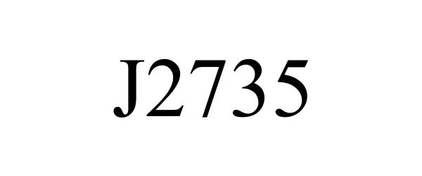Trademark Logo J2735