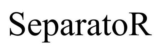 Trademark Logo SEPARATOR